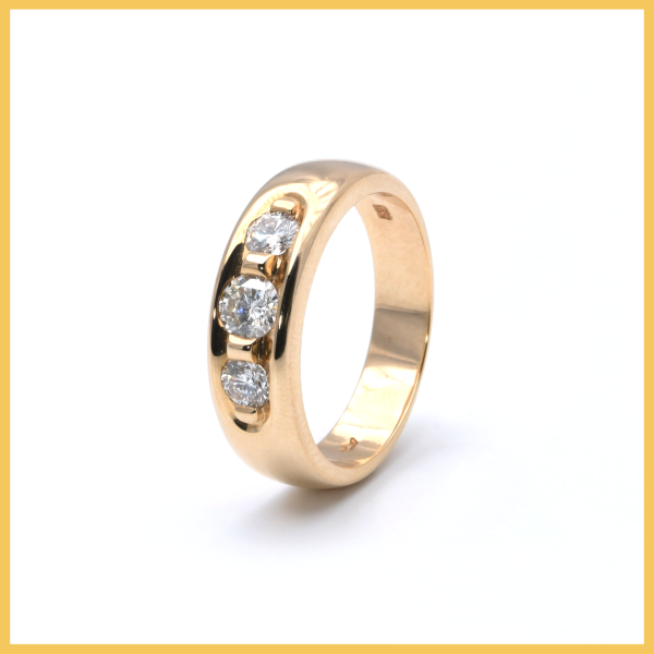 Ring | 585/000 Gelbgold | Brillanten