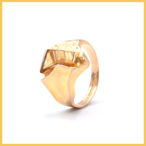 Ring | 585/000 Gelbgold | Lapponia | Citrin