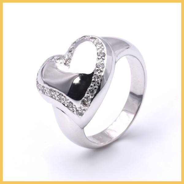 Herz Brillant Ring