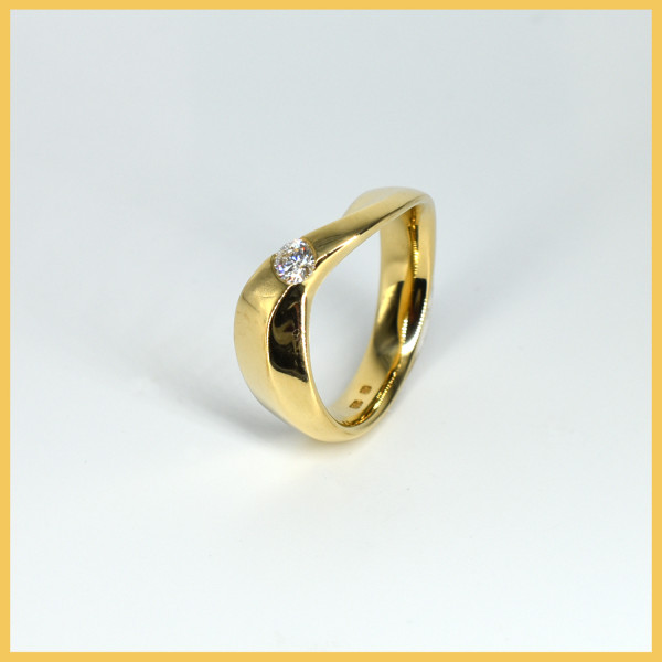 Ring | 585 Gelbgold | Brillant
